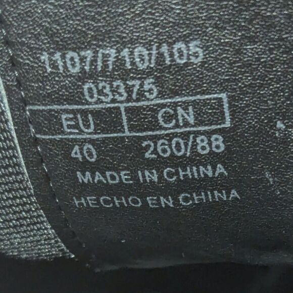 Zara Chunky Lug Sole Ankle Boots Women's 40 / 9 Brown Leather Chelsea  Grunge - Picture 6 of 7